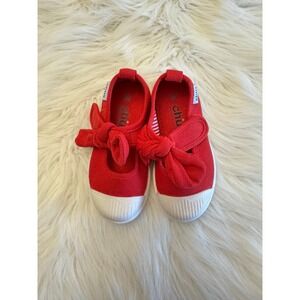 Red Chus with‎ bow size 23 EUC